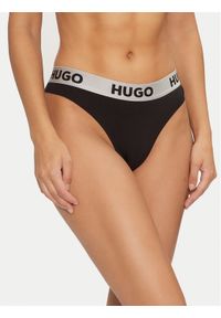 Hugo Stringi Sporty Logo 50480166 Czarny. Kolor: czarny. Materiał: bawełna