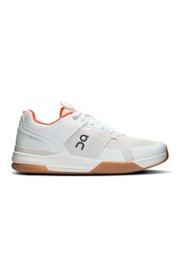 On - ON THE ROGER Clubhouse PRO Ivory | Flame Sneakersy męskie. Okazja: na co dzień. Kolor: biały. Materiał: materiał. Sport: tenis #1