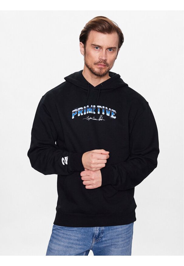 Primitive Bluza 2Pac P14395 Czarny Regular Fit. Kolor: czarny. Materiał: bawełna