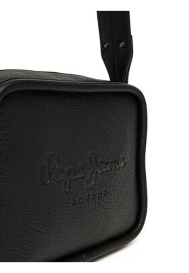 Pepe Jeans Torebka Bassy Code PL0300004 Czarny. Kolor: czarny. Materiał: skórzane
