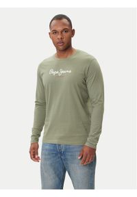 Pepe Jeans Longsleeve Eggo Long N PM5010135 Khaki Regular Fit. Kolor: brązowy. Materiał: bawełna. Długość rękawa: długi rękaw #1
