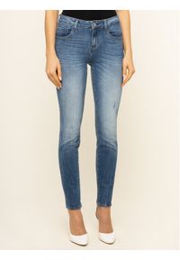Guess Jeansy Skinny Fit Annette W01A99 D3XR1 Granatowy Skinny Fit. Kolor: niebieski. Materiał: jeans #1