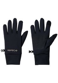 columbia - Rękawiczki sportowe dla dorosłych Point Park Fleece Glove. Kolor: czarny. Materiał: elastan, poliester. Styl: sportowy