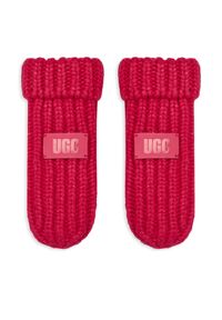 Rękawiczki dziecięce Ugg. Kolor: różowy