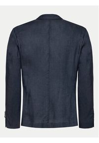 JOOP! Marynarka Hoverest 30041961 Granatowy Slim Fit. Kolor: niebieski. Materiał: len #7