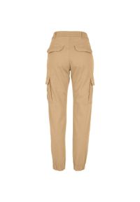 Urban Classics - Spodnie Damskie Twill Utility. Kolor: beżowy