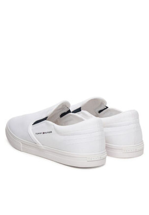 TOMMY HILFIGER - Tommy Hilfiger Tenisówki Vulc Core FM0FM05689 Biały. Kolor: biały. Materiał: materiał