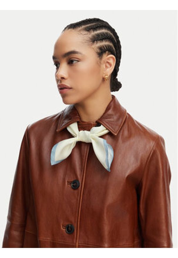 Lauren Ralph Lauren - LAUREN RALPH LAUREN Chusta 454P14384001 Écru. Kolor: kremowy. Materiał: jedwab