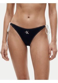 Calvin Klein Swimwear Dół od bikini LV00Q61215 Czarny. Kolor: czarny. Materiał: syntetyk #1