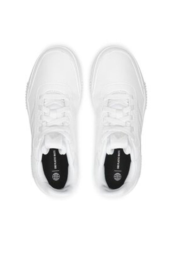 Adidas - adidas Sneakersy Tensaur Sport 2.0 K GW6423 Biały. Kolor: biały. Materiał: skóra