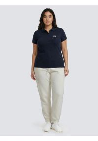 Big-Star - Spodnie damskie dresowe białe Fonia 100. Okazja: na spacer, na co dzień. Kolor: biały. Materiał: dresówka. Typ sukienki: sportowe. Styl: casual, sportowy #6