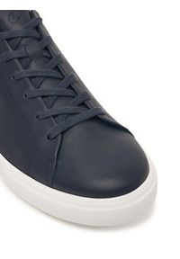 ecco - ECCO Sneakersy Soft 10 56011401038 Granatowy. Kolor: niebieski. Materiał: skóra #6
