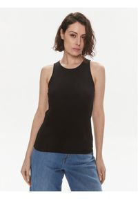 Max Mara Leisure Top Brusson 2416941038 Czarny Slim Fit. Kolor: czarny. Materiał: bawełna