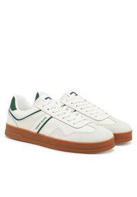 Tommy Jeans Sneakersy The Greenwich Leather EM0EM01571 Écru. Materiał: skóra, zamsz