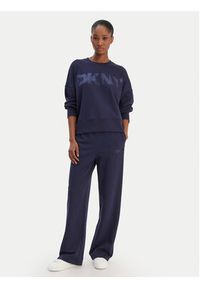 DKNY Sport Bluza DP6T1561 Granatowy Oversize. Kolor: niebieski. Materiał: bawełna. Styl: sportowy #5