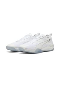 Puma - Buty do piłki ręcznej unisex Eliminate NITRO™ 4 PUMA. Kolor: biały, wielokolorowy, szary