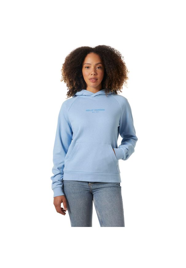 Bluza Damska Helly Hansen Core. Kolor: niebieski. Sport: turystyka piesza