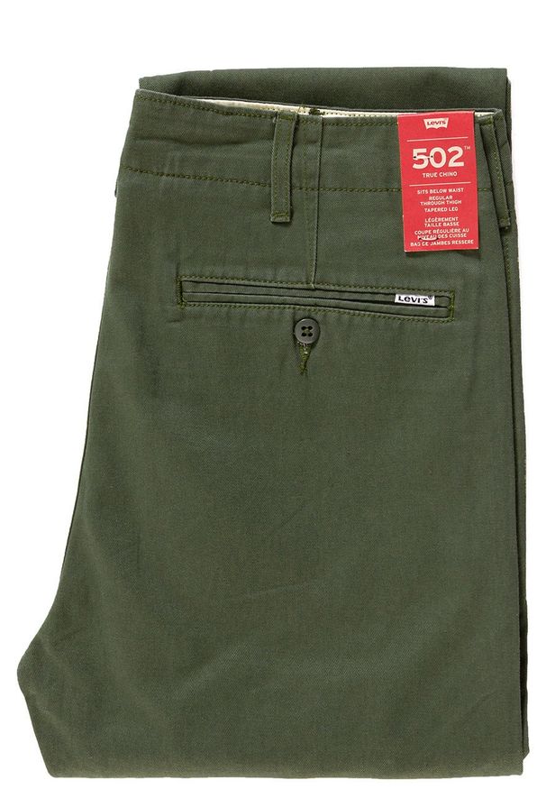 Levi's® - LEVI’S SPODNIE MĘSKIE 502 True Chino 521630002. Materiał: materiał