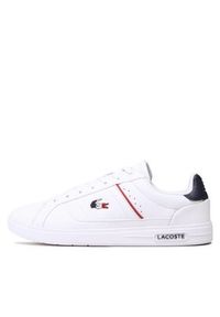 Lacoste Sneakersy Europa Pro Tri 123 1 Sma 745SMA0117407 Biały. Kolor: biały. Materiał: skóra
