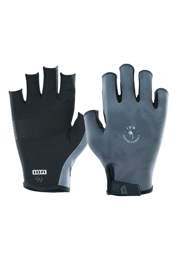 Rękawiczki ION Amara Half Finger Black 2025. Kolor: wielokolorowy, czarny, szary