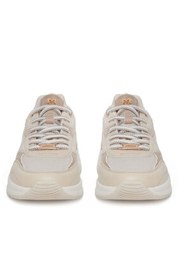 MEXX Sneakersy MI001014151W Beżowy. Kolor: beżowy. Materiał: skóra
