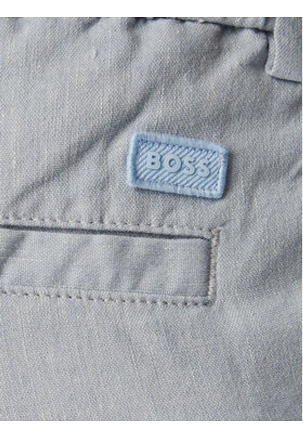 BOSS Szorty materiałowe Kane1 50557537 Niebieski jasny Regular Fit. Kolor: niebieski. Materiał: syntetyk