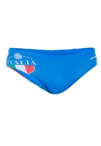 NABAIJI - Slipki pływackie 100 ITALY męskie. Kolor: niebieski. Materiał: materiał, poliester, poliamid