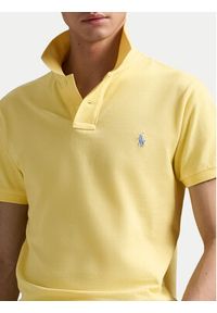 Polo Ralph Lauren Polo 710536856450 Żółty Slim Fit. Typ kołnierza: polo. Kolor: żółty. Materiał: bawełna #5