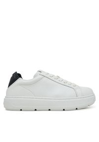 Love Moschino - LOVE MOSCHINO Sneakersy JA15174G1NIA310A35 Biały. Kolor: biały. Materiał: skóra