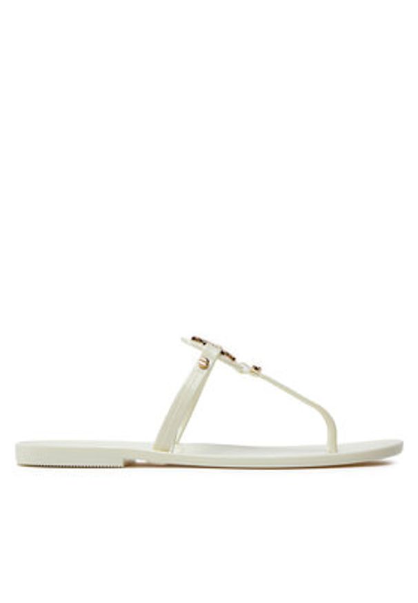 Tory Burch Japonki Mini Miller Flat Thong 51148678 Biały. Kolor: biały. Materiał: syntetyk