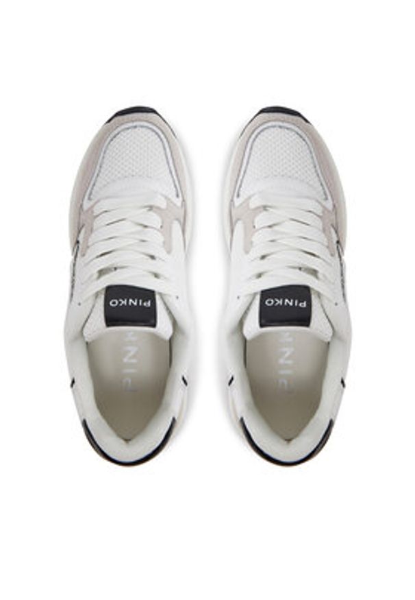 Pinko - PINKO Sneakersy Gem 07 SS0055 P074 Biały. Kolor: biały. Materiał: materiał