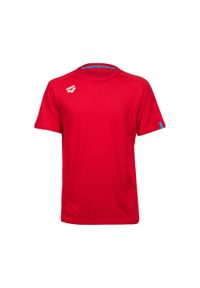 Koszulka Arena Team T-Shirt Panel. Kolor: czerwony. Materiał: materiał, skóra