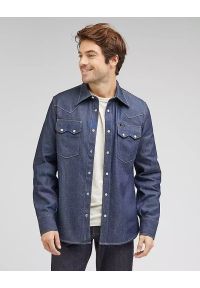 Lee - LEE 101 50'S WESTERN MĘSKA KOSZULA JEANSOWA JEANS DRY L93CGB41 112124132. Materiał: jeans