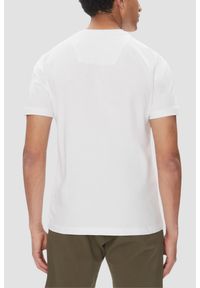 Aeronautica Militare - AERONAUTICA MILITARE Biały bawełniany męski t-shirt, Rozmiar 3XL. Okazja: na co dzień. Kolor: biały. Materiał: bawełna. Styl: casual, klasyczny #4