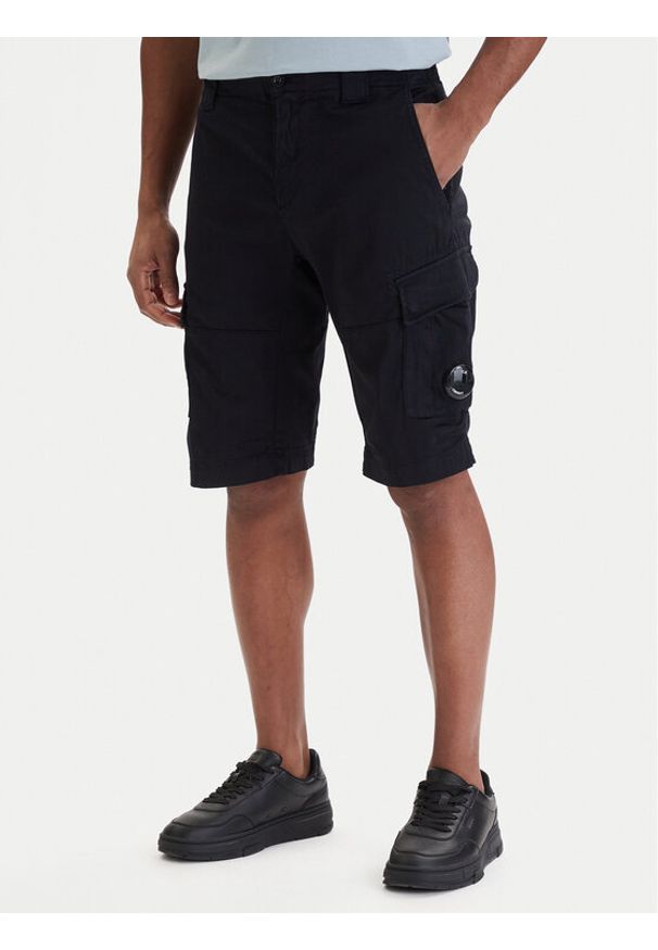 C.P. Company Szorty materiałowe RSCMBE746A005694G Granatowy Regular Fit. Kolor: niebieski. Materiał: bawełna