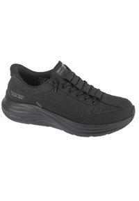 skechers - Buty sportowe Sneakersy męskie, Slip-Ins: Go Walk Now - Payton. Kolor: czarny. Sport: turystyka piesza #1