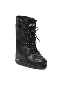 Moon Boot Śniegowce Sneaker High 14028300001 Czarny. Kolor: czarny. Materiał: syntetyk