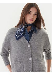 Weekend Max Mara Kardigan Ombra 2525346012 Szary Relaxed Fit. Kolor: szary. Materiał: kaszmir