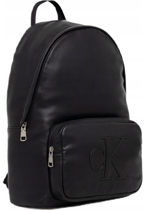 Calvin Klein - PLECAK CALVIN KLEIN SKÓRZANY MĘSKI CK CKJ LAPTOP MODNY SKÓRA PREZENT. Materiał: skóra
