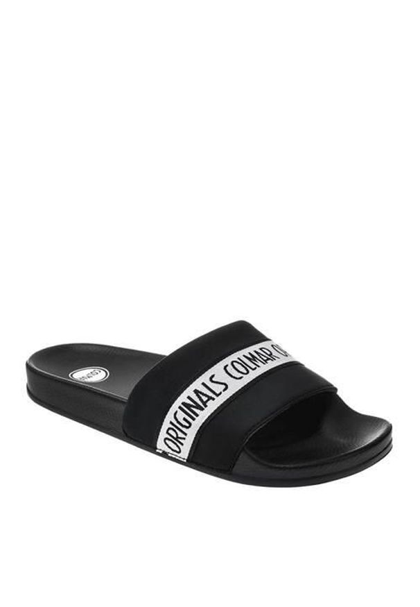 Klapki męskie Colmar Slipper Runner. Zapięcie: bez zapięcia. Kolor: wielokolorowy. Materiał: guma, syntetyk, materiał. Szerokość cholewki: normalna. Sport: turystyka piesza, pływanie, fitness