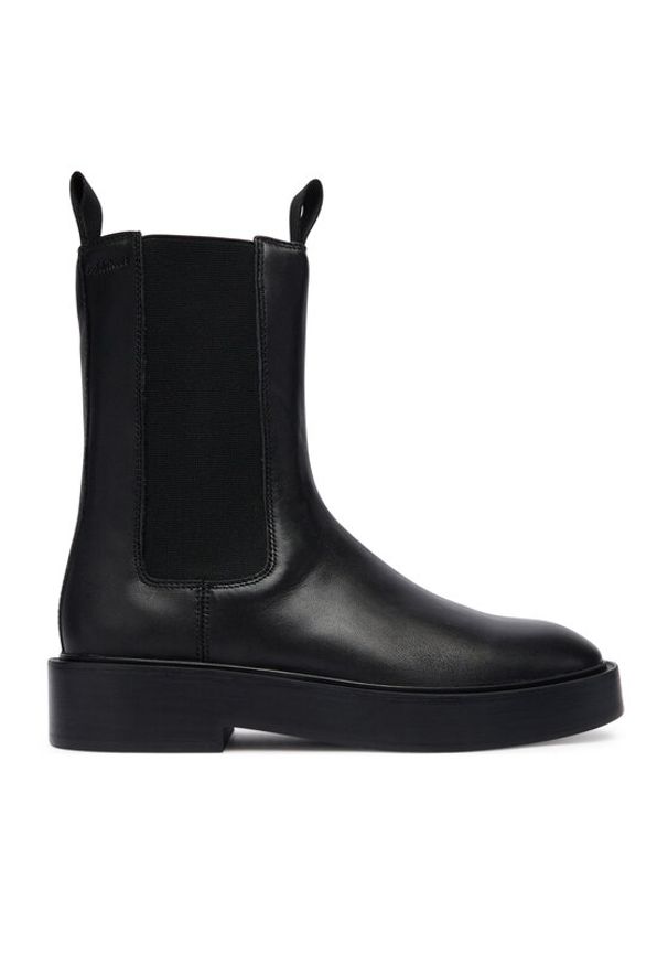 Calvin Klein Sztyblety Convate Welt Chelsea Lth YW0YW01905 Czarny. Kolor: czarny. Materiał: skóra