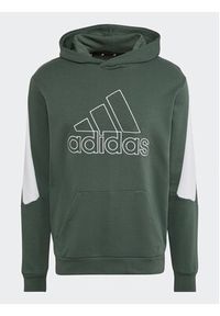 Adidas - adidas Bluza Future Icons Embroidered HM7876 Zielony Regular Fit. Kolor: zielony. Materiał: bawełna #3