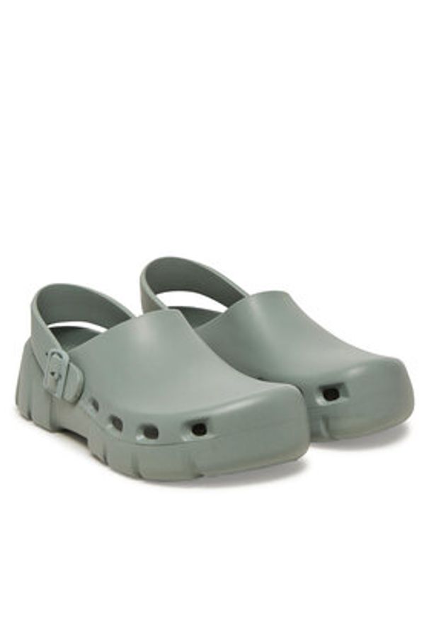Birkenstock Klapki Birki Flow 1029536 Zielony. Kolor: zielony