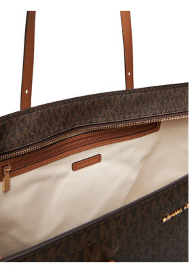 MICHAEL Michael Kors Torebka Quinn 30T5GQNT9B Brązowy. Kolor: brązowy. Materiał: skórzane