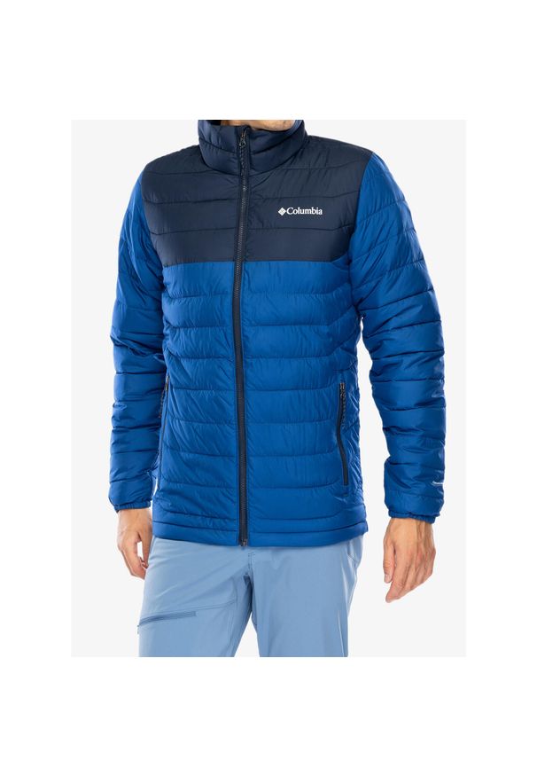 columbia - Kurtka ocieplana męska Columbia Powder Lite II Jacket. Kolor: niebieski. Sport: turystyka piesza