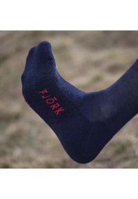 FJORK MERINO - Skarpety Merino Classic Cut - zestaw 3 par. Kolor: niebieski. Materiał: wełna, elastan, poliamid. Sport: bieganie