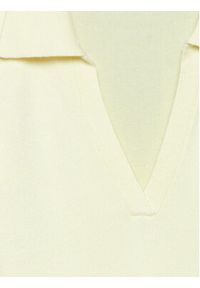 Glamorous Sukienka dzianinowa TM0535 Żółty Slim Fit. Kolor: żółty. Materiał: dzianina, bawełna #7