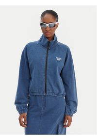 Reebok Bluza Polina RK25486CCW Niebieski Regular Fit. Kolor: niebieski. Materiał: bawełna #1