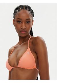 Guess Góra od bikini E4GJ00 LY00K Pomarańczowy Regular Fit. Kolor: pomarańczowy. Materiał: syntetyk