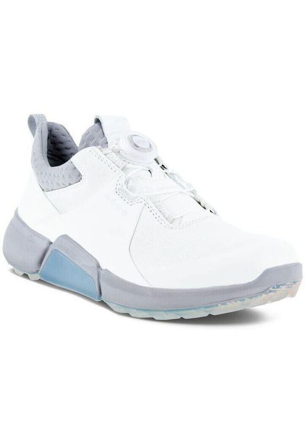 ecco - Adidasy ECCO Golf Biom H4, Kobiety. Kolor: biały. Materiał: materiał, syntetyk. Sport: golf